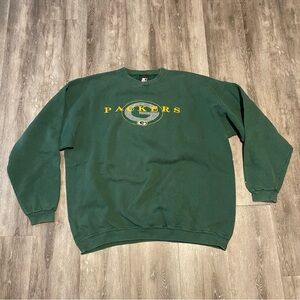 Green Bay Packers Crewneck Sweatshirt Starter Men’s 2XL USA Vintage